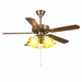 Bravelle Vintage Ceiling Fan Light Vakkerlight