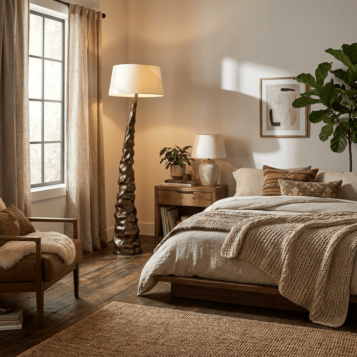 Sculpted Peak Floor Lamp Vakkerlight