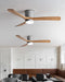 Nordic Wooden Ceiling Fan Light Vakkerlight