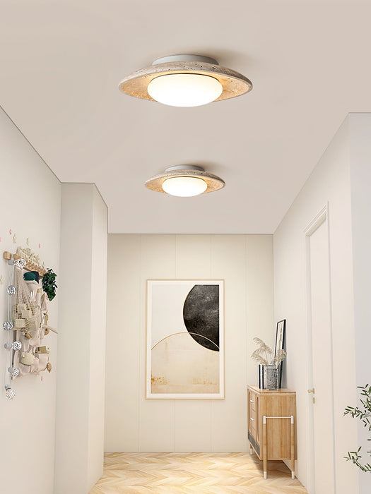 Luma Travertine Ceiling Light Vakkerlight