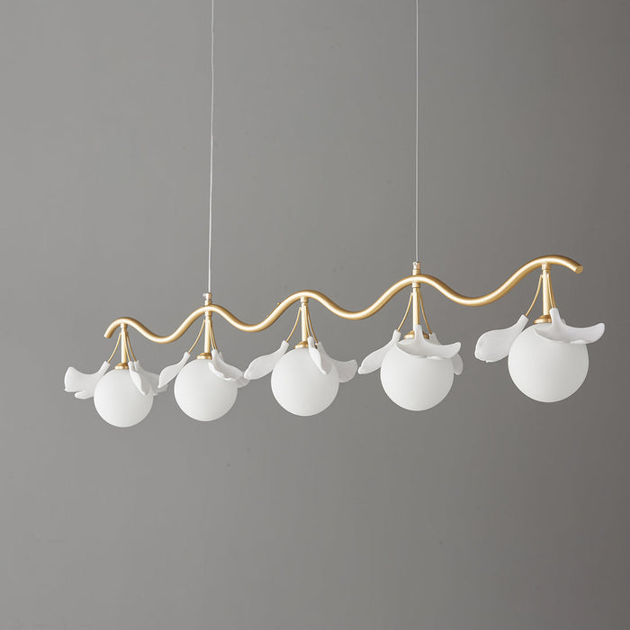 Gingko Orb Chandelier Simprolos