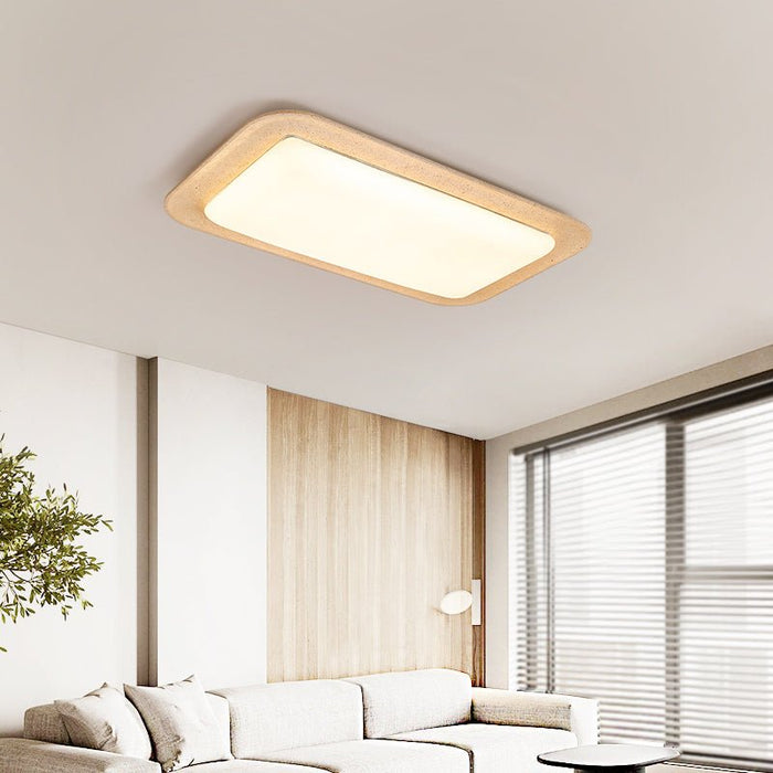 Sandveil Travertine Ceiling Light Simprolos