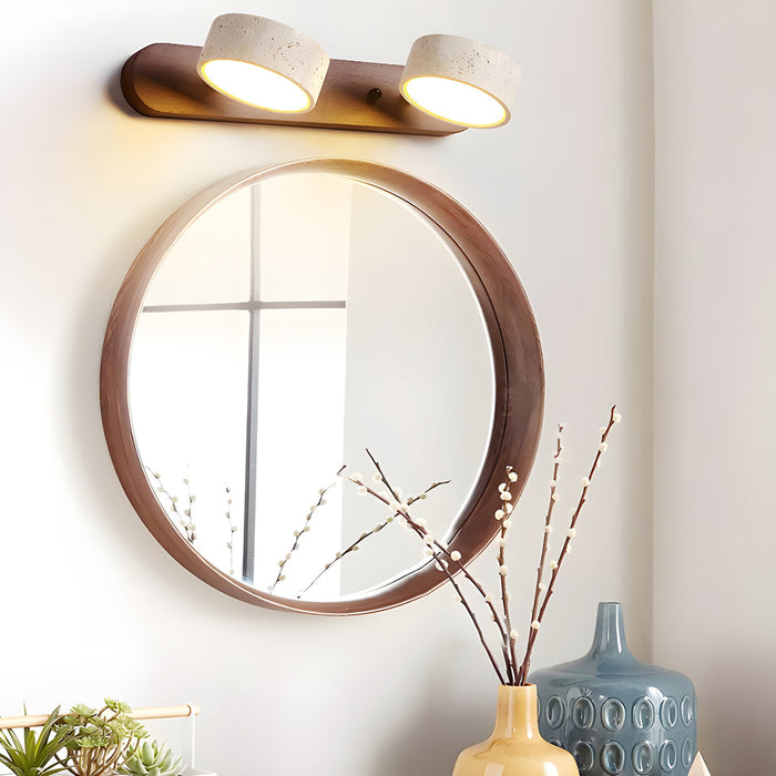 Travertine Duo Wall Light Simprolos