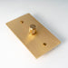 Brass Rotary Dimmer Switch (1-Gang) - Simprolos