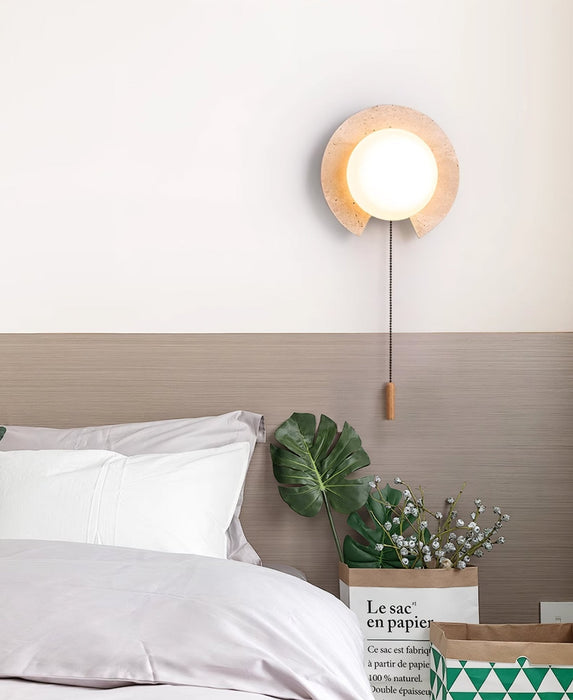 Solclip Travertine Wall Light Vakkerlight