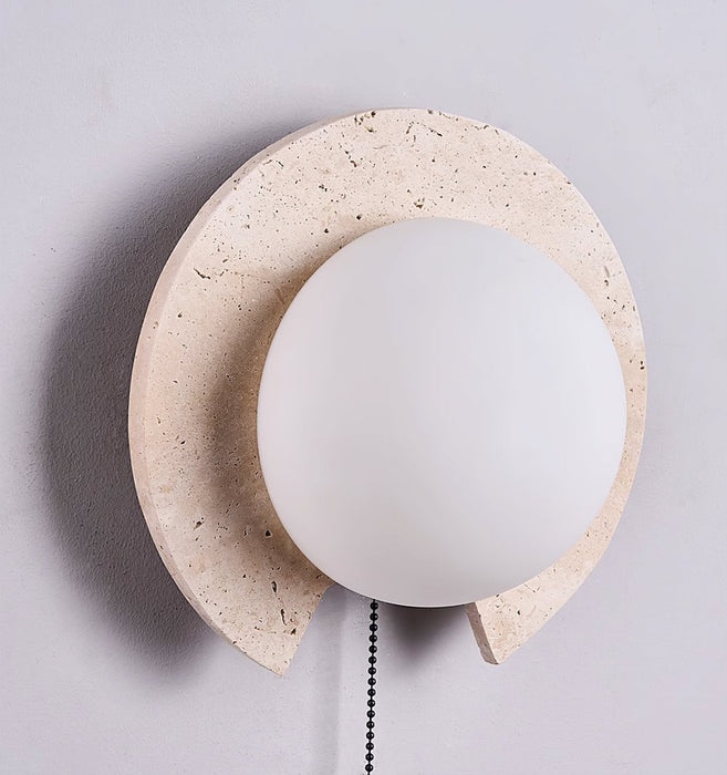 Solclip Travertine Wall Light Vakkerlight