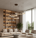 Celestial Orbit Travertine Chandelier Simprolos