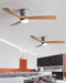 Nordic Wooden Ceiling Fan Light Vakkerlight