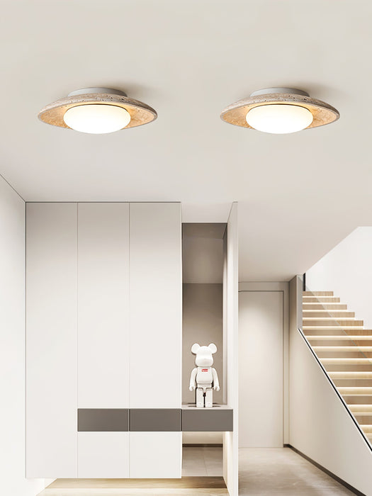 Luma Travertine Ceiling Light Vakkerlight