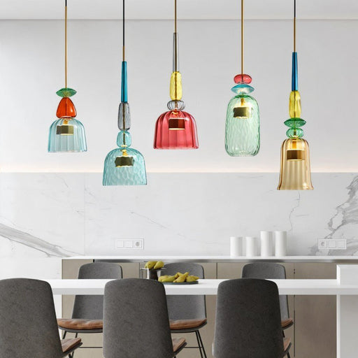 Glazed Pendant Light Simprolos