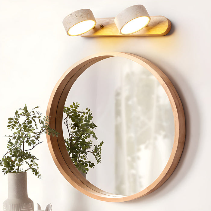 Travertine Duo Wall Light Simprolos