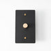 Brass Rotary Dimmer Switch (1 to 4 Gang) - Simprolos