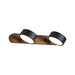 Black Travertine Duo Wall Light Simprolos