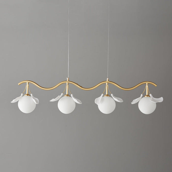 Gingko Orb Chandelier Simprolos