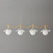 Gingko Orb Chandelier Simprolos