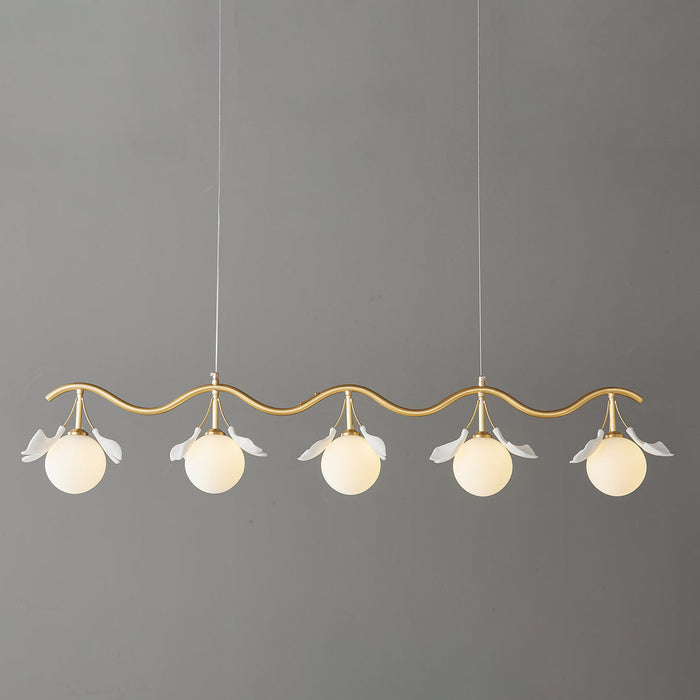 Gingko Orb Chandelier Simprolos