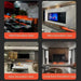 3D Atomized Fireplace Water Electric Fireplace 3D Mist Fireplace Embedded Realistic Mist Flame Remote Control APP Interior Decoration Steam Fireplace - Simprolos