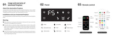 3D Atomized Fireplace Water Electric Fireplace 3D Mist Fireplace Embedded Realistic Mist Flame Remote Control APP Interior Decoration Steam Fireplace - Simprolos