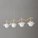 Gingko Orb Chandelier Simprolos