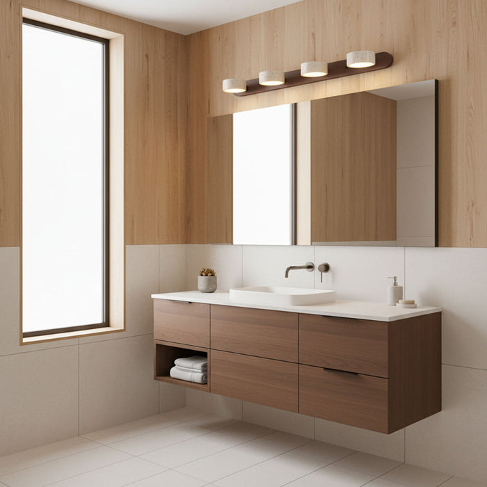 Travertine Duo Wall Light Simprolos