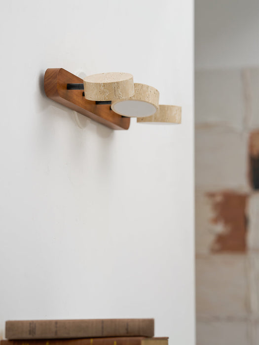 Travertine Duo Wall Light Simprolos