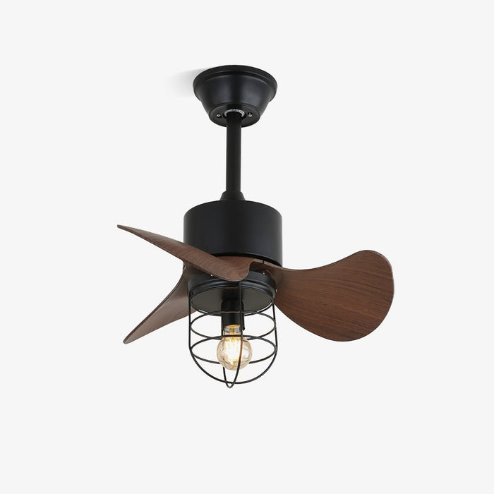 Loft Blade Cage Ceiling Fan Light Vakkerlight