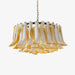 Petal Amber Glass Chandelier Vakkerlight