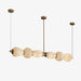 Alabaster Pebble Linear Chandelier Vakkerlight