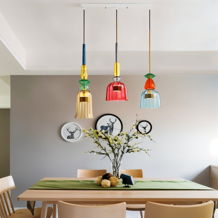 Glazed Pendant Light Simprolos