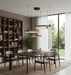 Celestial Orbit Travertine Chandelier Simprolos