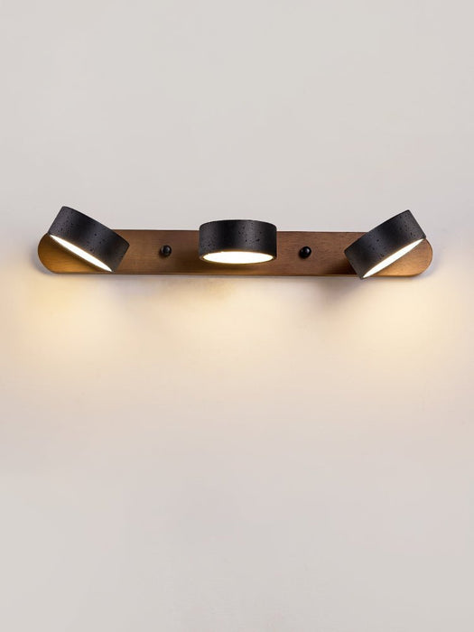 Black Travertine Duo Wall Light Simprolos