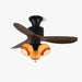 Amberglo Retro Ceiling Fan Light Vakkerlight