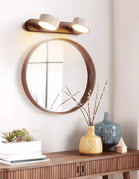 Travertine Duo Wall Light Simprolos