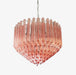 Prism Pink Glass Chandelier Vakkerlight