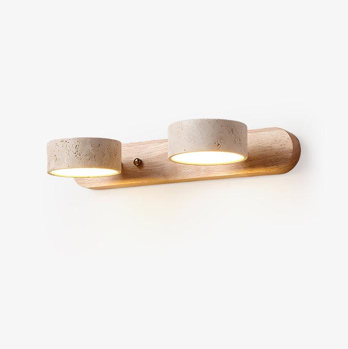 Travertine Duo Wall Light Simprolos