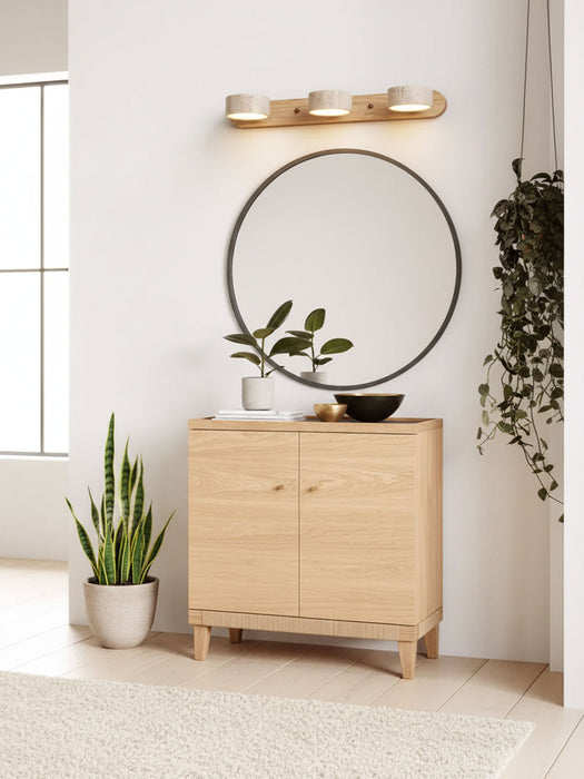 Travertine Duo Wall Light Simprolos