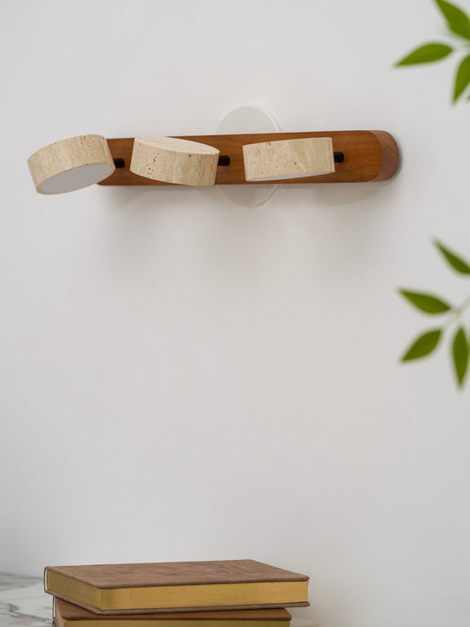 Travertine Duo Wall Light Simprolos