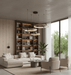 Celestial Orbit Travertine Chandelier Simprolos