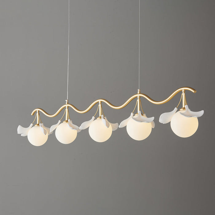 Gingko Orb Chandelier Simprolos