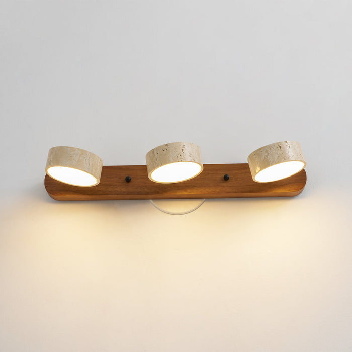 Travertine Duo Wall Light Simprolos