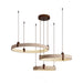 Celestial Orbit Travertine Chandelier Simprolos