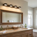 Black Travertine Duo Wall Light Simprolos