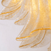 Glass Amber Lily Chandelier Vakkerlight