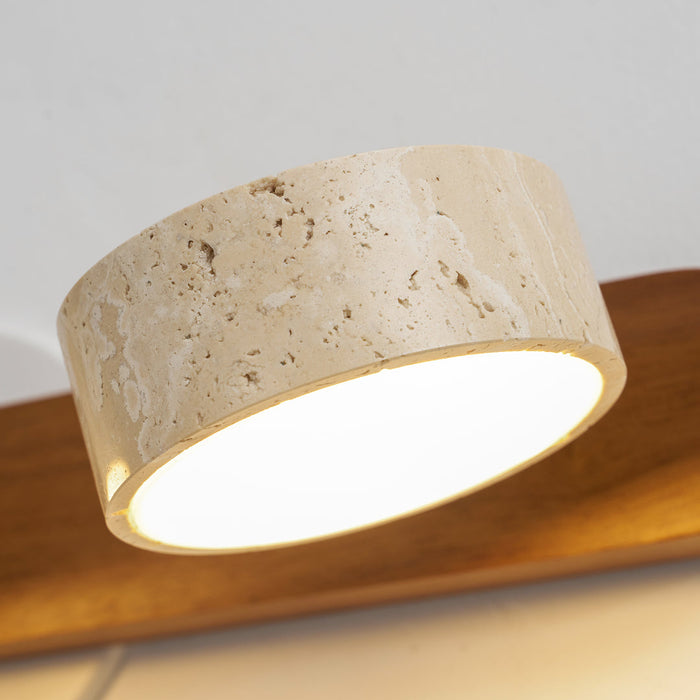 Travertine Duo Wall Light Simprolos