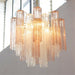Liora Glass Chandelier Vakkerlight