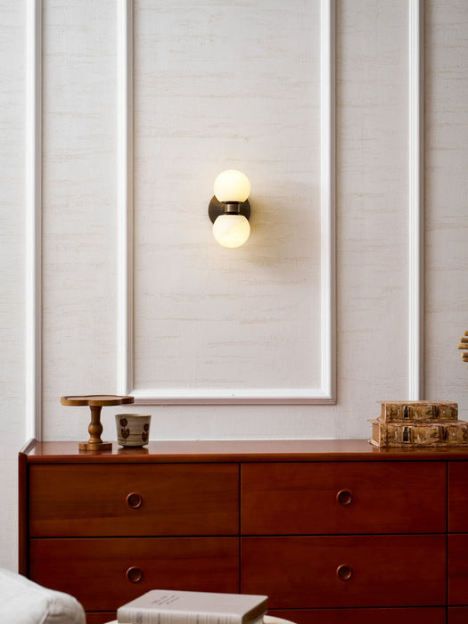 Alabaster Celestia Orb Wall Light Simprolos