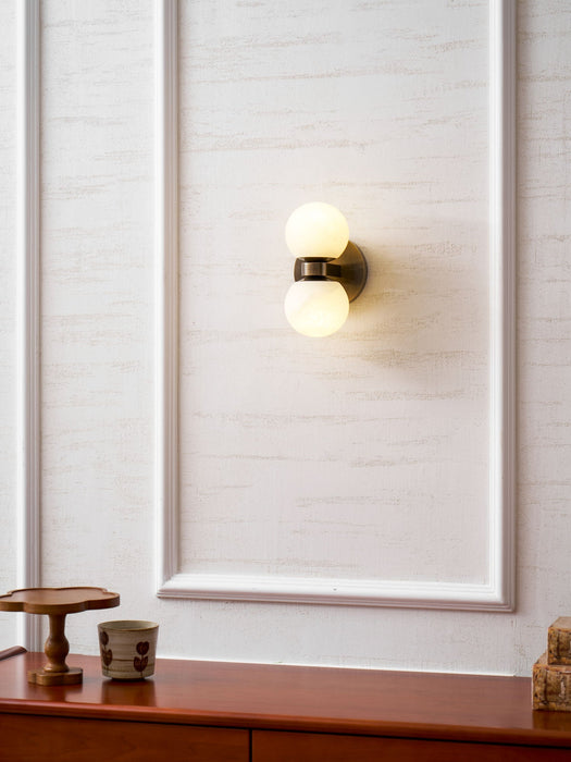 Alabaster Celestia Orb Wall Light Simprolos