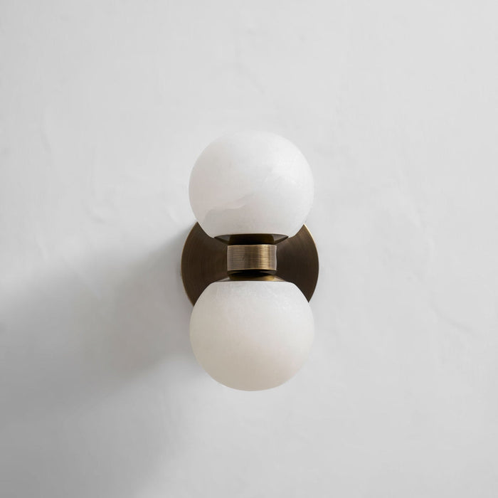 Alabaster Celestia Orb Wall Light Simprolos
