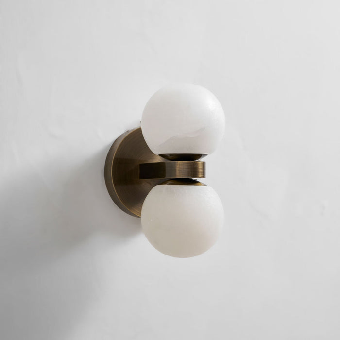 Alabaster Celestia Orb Wall Light Simprolos