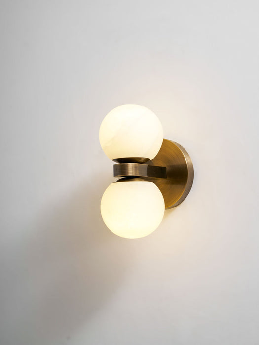 Alabaster Celestia Orb Wall Light Simprolos